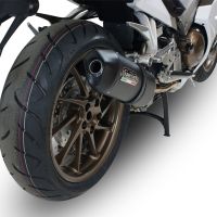 Honda VFR800F 2014-2016, Furore Nero, Slip-on exhaust including removable db killer and link pipe 