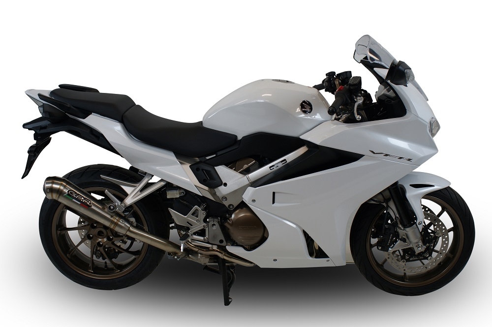 Honda VFR800F 2014-2016, Powercone Evo, Slip-on exhaust including removable db killer and link pipe 