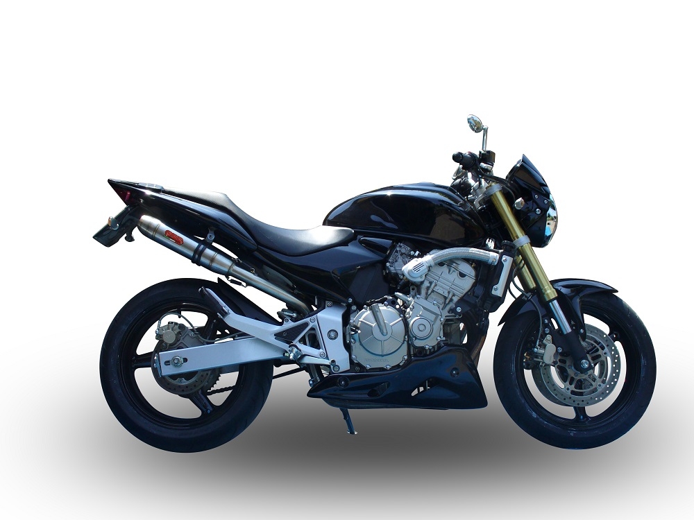 Honda CB600F Hornet 2003-2006, Deeptone Inox, Slip-on exhaust including removable db killer and link pipe 