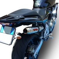 Honda CB600F Hornet 2003-2006, Deeptone Inox, Slip-on exhaust including removable db killer and link pipe 