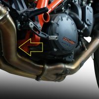 GPR exhaust compatible with  Ktm 1290 Superduke R 2014-2016, Decatalizzatore, Decat pipe 