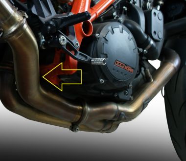 GPR exhaust compatible with  Ktm 1290 Superduke R 2017-2019, Decatalizzatore, Decat pipe 
