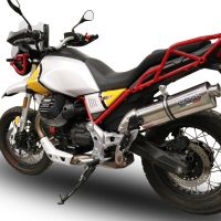 Moto Guzzi V85TT 2019-2020, Trioval, Slip-on exhaust including removable db killer and link pipe 