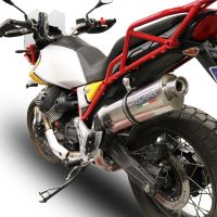 Moto Guzzi V85TT 2019-2020, Trioval, Slip-on exhaust including removable db killer and link pipe 