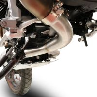 GPR exhaust compatible with  Moto Guzzi V85TT 2019-2020, Decatalizzatore, Decat pipe 