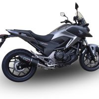 Honda NC700X NC700S DCT 2012-2018, Furore Nero, Slip-on exhaust including removable db killer and link pipe 