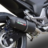 Honda Integra 750 2016-2020, Furore Evo4 Nero, Slip-on exhaust including removable db killer and link pipe 