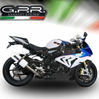 Bmw S1000RR 2015-2016, Albus Ceramic, Slip-on exhaust including removable db killer and link pipe 