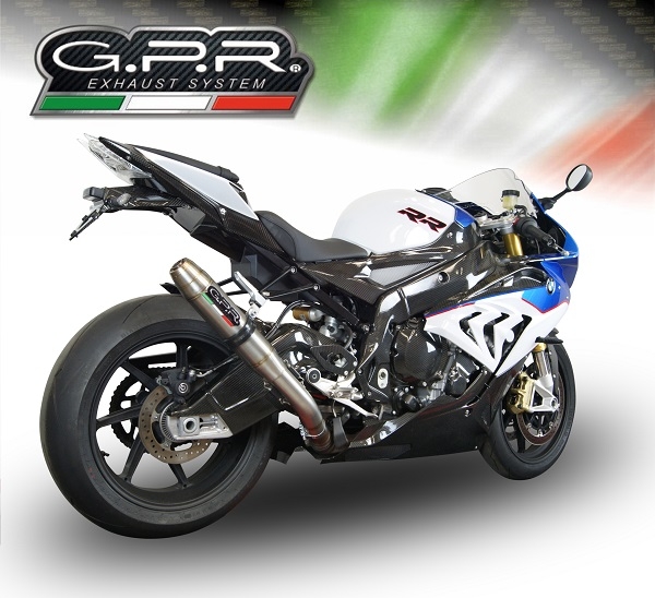 Bmw S1000RR 2015-2016, Deeptone Inox, Slip-on exhaust including link pipe 