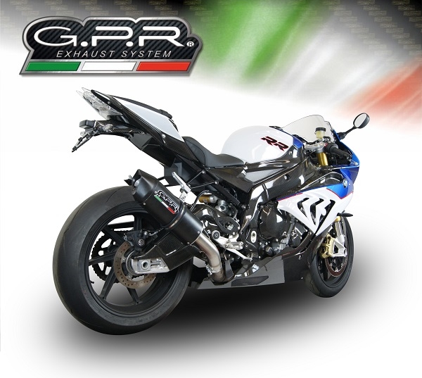 Bmw S1000RR 2015-2016, Furore Nero, Slip-on exhaust including removable db killer and link pipe 