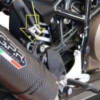 GPR exhaust compatible with  Husqvarna Vitpilen 701 2018-2020, Deeptone Inox, Slip-on exhaust including removable db killer and link pipe 