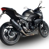 Kawasaki Z300 2014-2017, Furore Nero, Slip-on exhaust including link pipe 