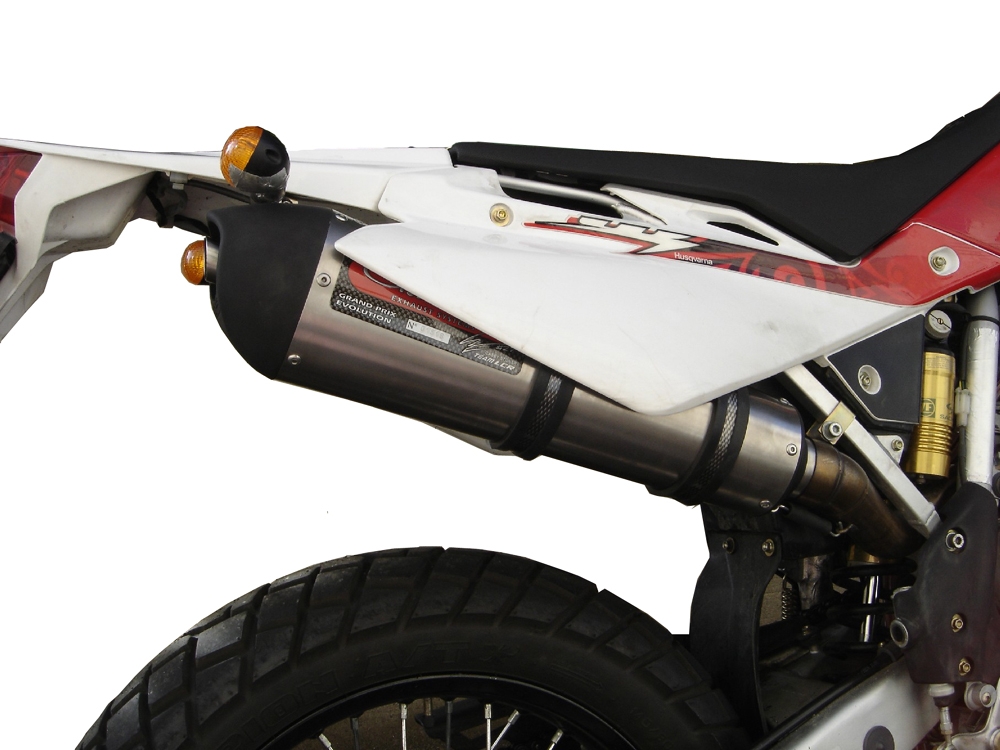 Husqvarna Sm - Te 450 2007-2007, Gpe Ann. titanium, Slip-on exhaust including removable db killer and link pipe 