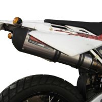 Husqvarna Sm - Te 450 2007-2007, Gpe Ann. titanium, Slip-on exhaust including removable db killer and link pipe 