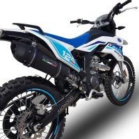 F.B. Mondial Smx 125 Enduro 2018-2020, Furore Nero, Slip-on exhaust including link pipe and removable db killer 