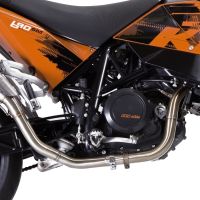 GPR exhaust compatible with  Ktm Supermoto 690 2007-2009, Powercone Evo, Full system exhaust, including removable db killer  