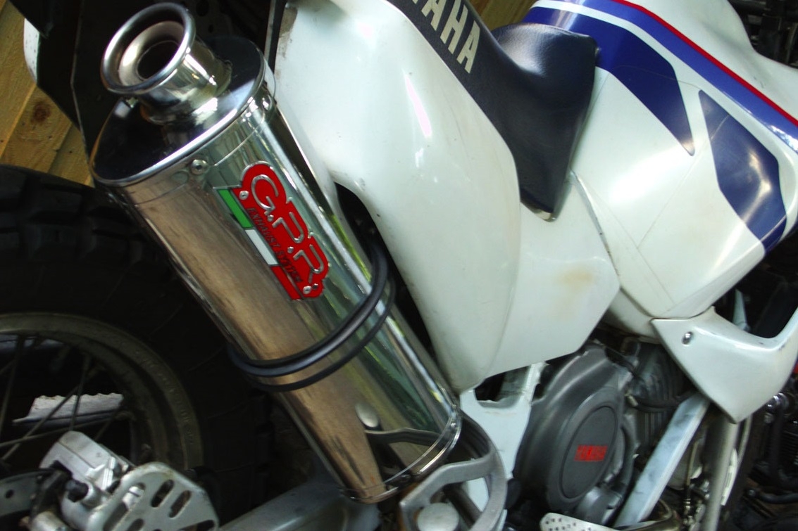 Yamaha Xtz 750 Supertenere 1989-1997, Trioval, Slip-on exhaust including removable db killer and link pipe 