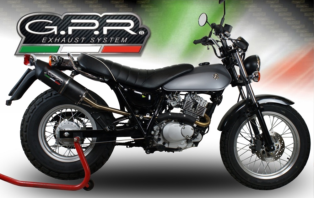 Suzuki Rv 200 Van Van 2016-2017, Furore Nero, Slip-on exhaust including removable db killer and link pipe 