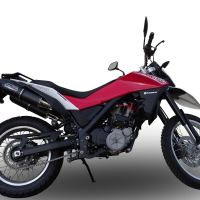 Husqvarna TERRA - STRADA TR 650  2013-2015, Furore Nero, Dual slip-on including removable db killers and link pipes 