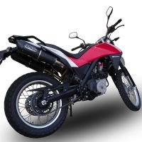 Husqvarna TERRA - STRADA TR 650  2013-2015, Furore Nero, Dual slip-on including removable db killers and link pipes 