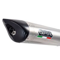 GPR exhaust compatible with  Husqvarna Svartpilen 701 2018-2020, Tiburon Titanium EVO4, Slip-on exhaust including removable db killer and link pipe 