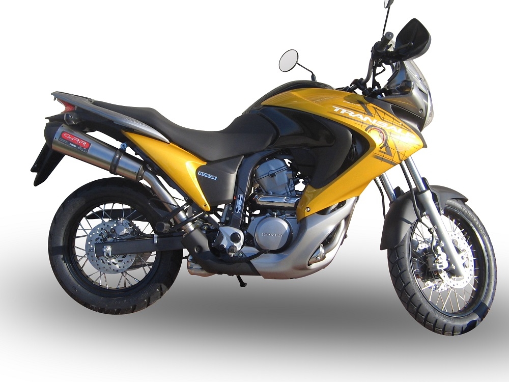 Honda Transalp XL700V 2007-2014, Gpe Ann. titanium, Slip-on exhaust including removable db killer and link pipe 