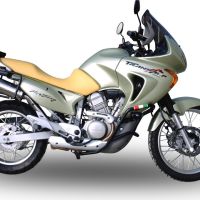 Honda Transalp XL650V 2000-2006, Trioval, Slip-on exhaust including removable db killer and link pipe 