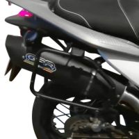 Honda Transalp XL700V 2007-2014, Furore Nero, Slip-on exhaust including removable db killer and link pipe 