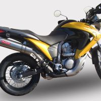 Honda Transalp XL700V 2007-2014, Trioval, Slip-on exhaust including removable db killer and link pipe 