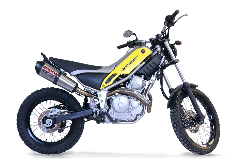 Yamaha Tricker 250 2005-2008, Gpe Ann. titanium, Slip-on exhaust including removable db killer and link pipe 