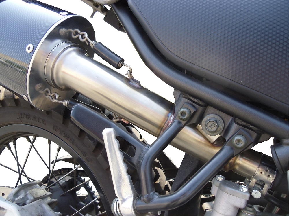 Yamaha Tricker 250 2005-2008, Gpe Ann. Poppy, Slip-on exhaust including removable db killer and link pipe 