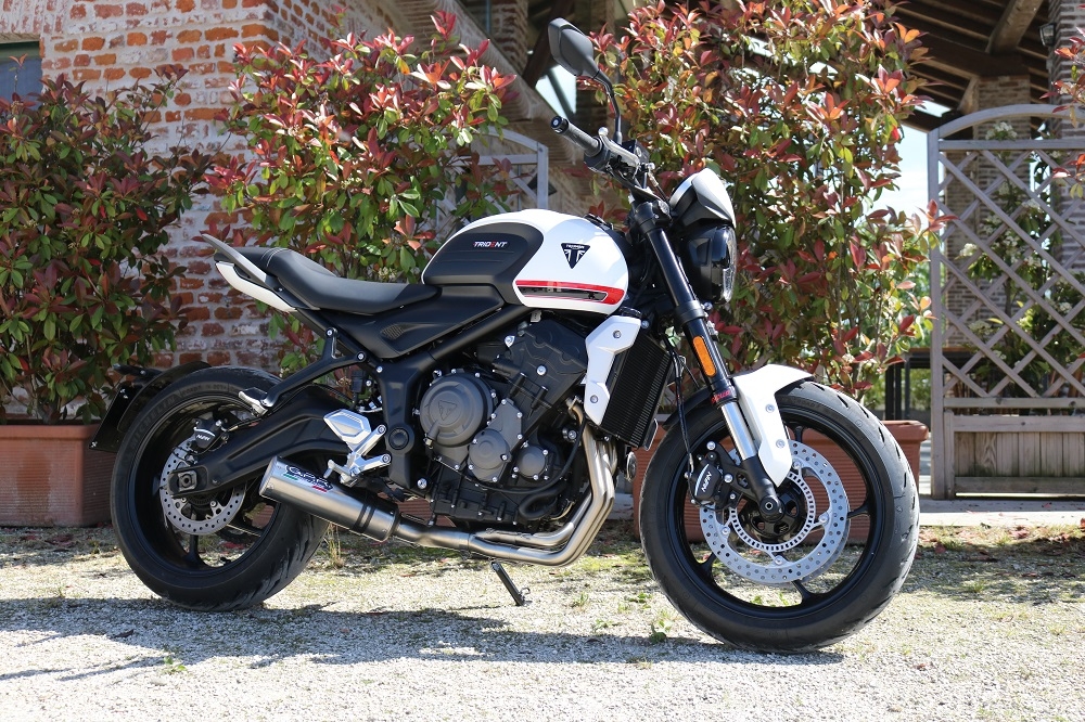 Triumph Trident 660 2021-2024, M3 Inox , Full system exhaust, including removable db killer 