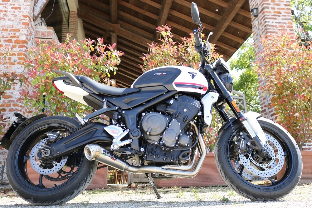 Triumph Trident 660 2021-2024, Powercone Evo, Full system exhaust, including removable db killer 