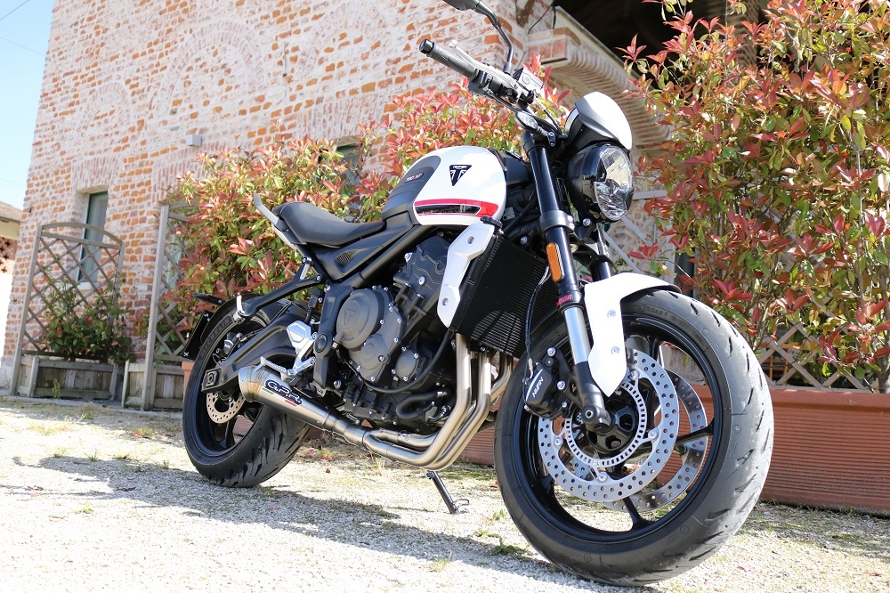 Triumph Trident 660 2021-2024, Powercone Evo, Full system exhaust, including removable db killer 