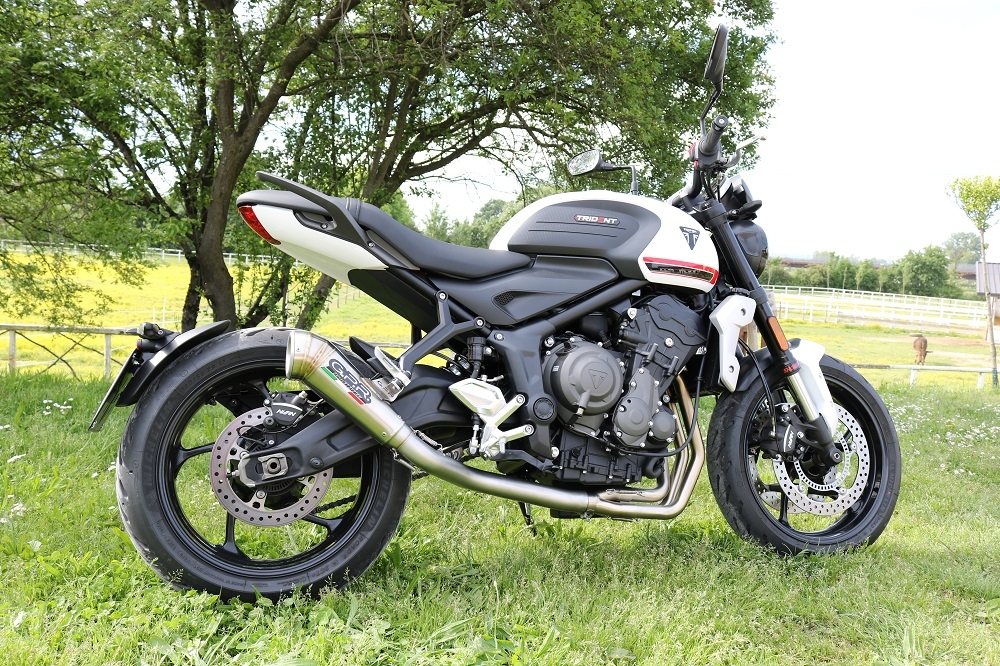 Triumph Trident 660 2021-2024, Powercone Evo, Full system exhaust, including removable db killer 