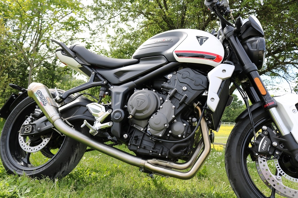 Triumph Trident 660 2021-2024, Powercone Evo, Full system exhaust, including removable db killer 