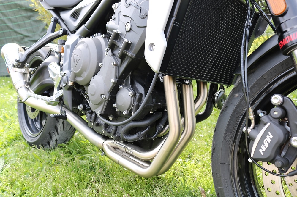 Triumph Trident 660 2021-2024, Powercone Evo, Full system exhaust, including removable db killer 