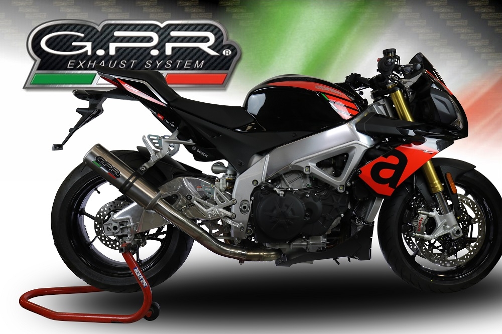 Aprilia Tuono 1100 V4 Rr 2017-2020, M3 Inox , Slip-on exhaust including link pipe and removable db killer 