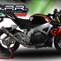 Aprilia Tuono V4 1100 - Rr - Factory 2015-2016, M3 Titanium Natural, Slip-on exhaust including link pipe 