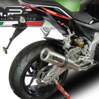 Aprilia Rsv4 1000 2017-2020, M3 Inox , Slip-on exhaust including link pipe and removable db killer 