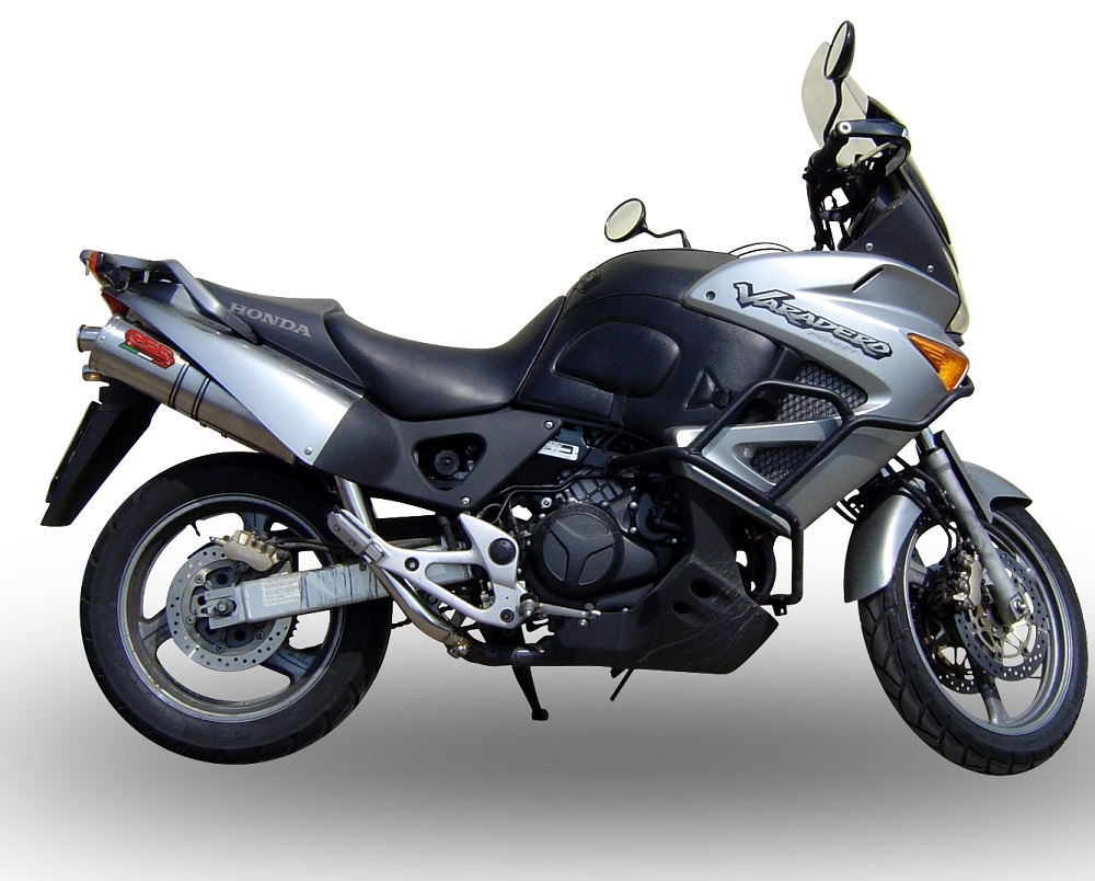 Honda Varadero 1000 1999-2011, Trioval, Dual slip-on including removable db killers and link pipes 