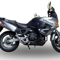 Honda Varadero 1000 1999-2011, Trioval, Dual slip-on including removable db killers and link pipes 