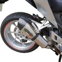 Honda VFR1200F I.E. 2010-2016, Gpe Ann. titanium, Slip-on exhaust including removable db killer and link pipe 