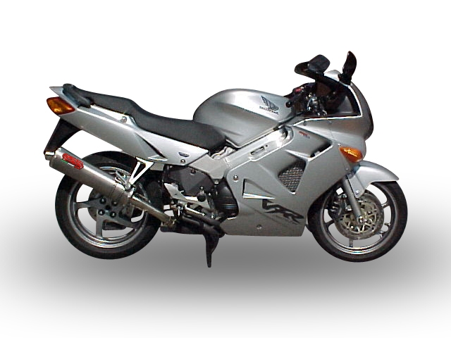 Honda VFR800 RC46 1998-2001, Trioval, Slip-on exhaust including removable db killer and link pipe 