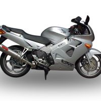 Honda VFR800 RC46 1998-2001, Trioval, Slip-on exhaust including removable db killer and link pipe 