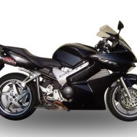 Honda VFR800 V-Tec 2002-2013, Gpe Ann. titanium, Dual slip-on including removable db killers and link pipes 