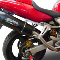 Honda VTR1000F Firestorm 1997-2007, Furore Nero, Dual slip-on including removable db killers and link pipes 