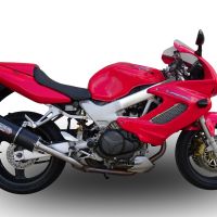 Honda VTR1000F Firestorm 1997-2007, Furore Nero, Dual slip-on including removable db killers and link pipes 