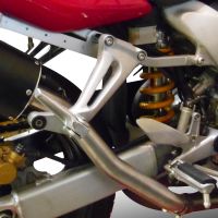 Honda VTR1000F Firestorm 1997-2007, Trioval, Dual slip-on including removable db killers and link pipes 