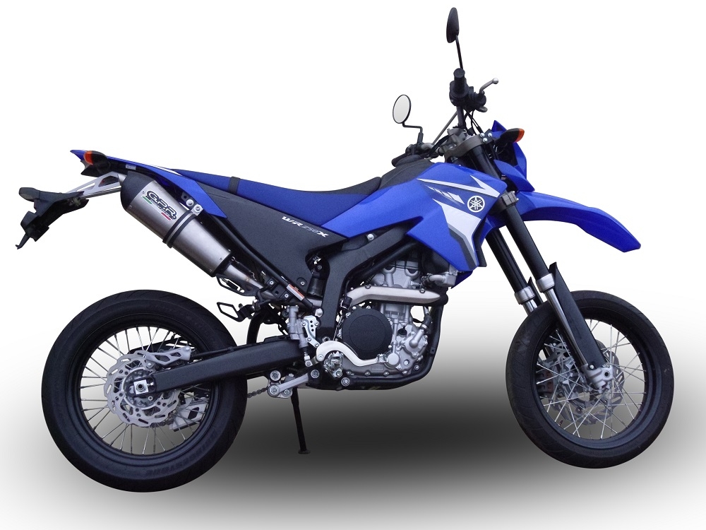 Yamaha WR250X/R 2007-2019, Gpe Ann. titanium, Slip-on exhaust including removable db killer and link pipe 